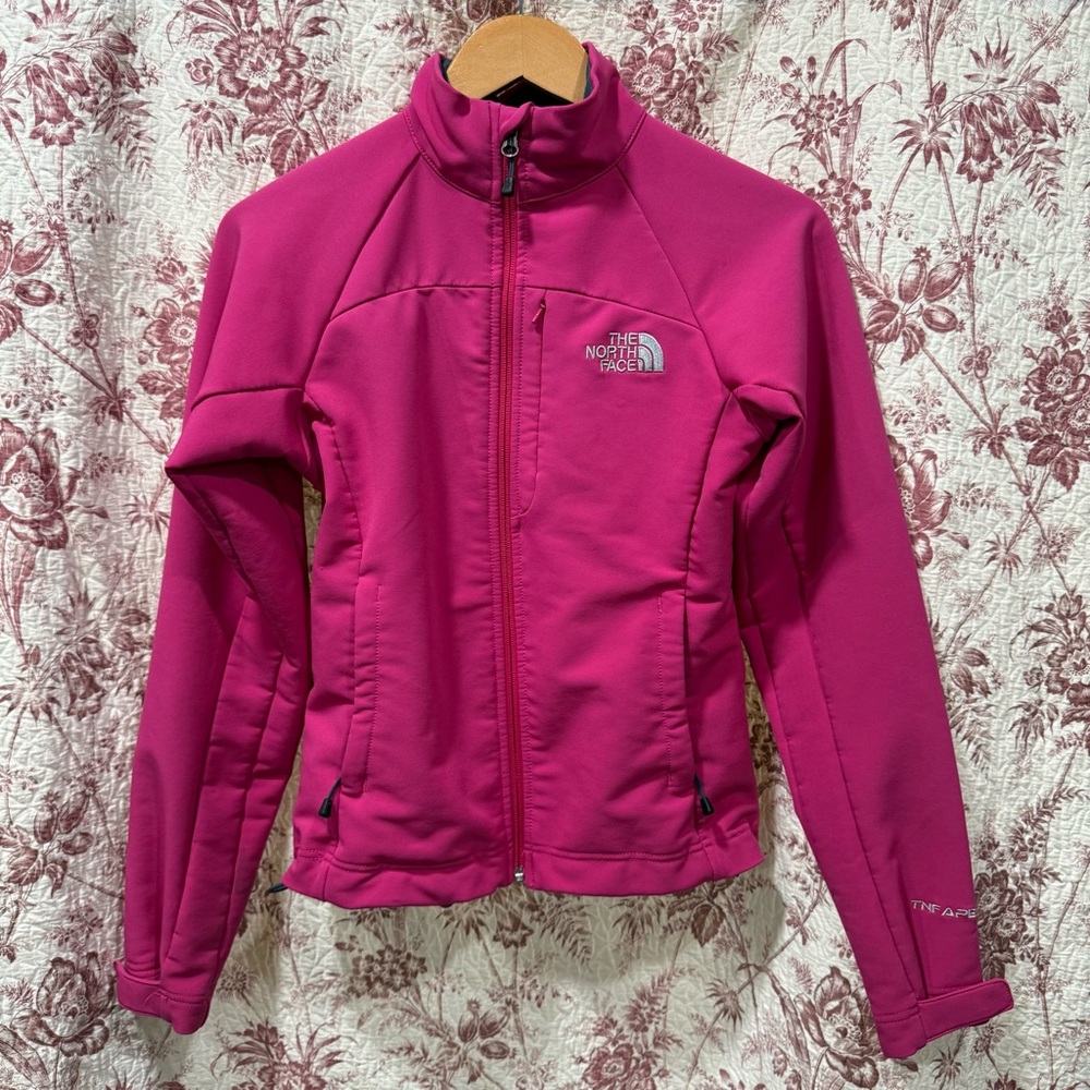 The North Face Women’s Pink Soft Shell Zip Jacket Size M